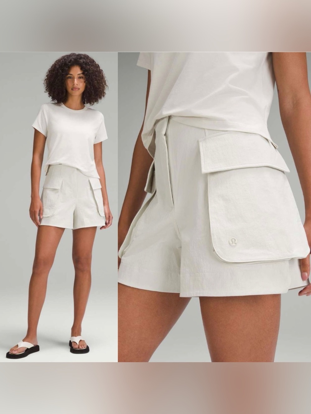 Lululemon Relaxed-Fit Super-High-Rise Cargo Short 4" | Size 8